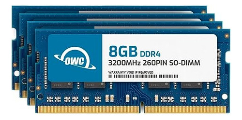 Owc 32gb (4x8gb) Ddr4 3200mhz Pc4-25600 Cl22 1rx8 So-dimm