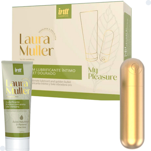  Kit Lubrificante Intimo Bullet My Pleasure By Laura Muller
