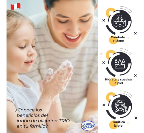 Jabon Glicerina 12 Unidades Variedad Proteccion Familiar