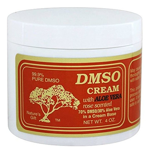 Dmso Cream, Rose 70/30 Aloe, 4 Oz