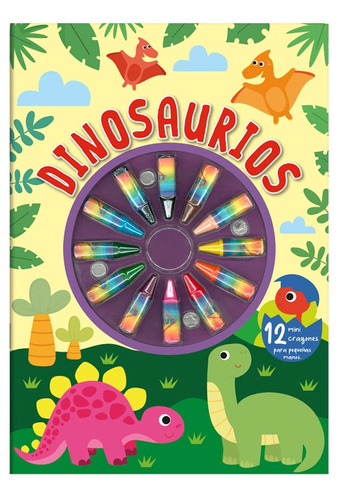 Dinosaurios Para Colorear Con Crayones