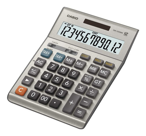 Casio Dm1200bm Calculadora De Escritorio Para Negocios Displ