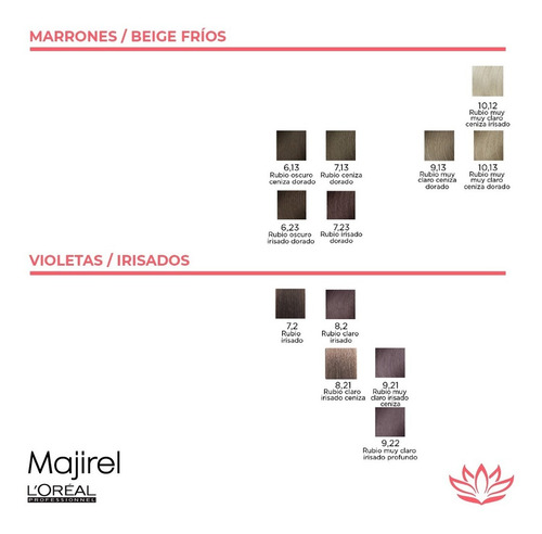 Imagen 5 de 7 de Kit X12 Tinturas Majirel X50grs Loreal Professionel