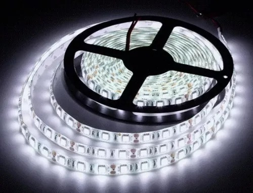 Imagen 1 de 1 de Tira 5m Led 5050 12v Exterior Luz Blanca