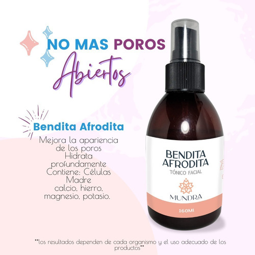 Tonico Facial Bendita Afrodita - mL a $188