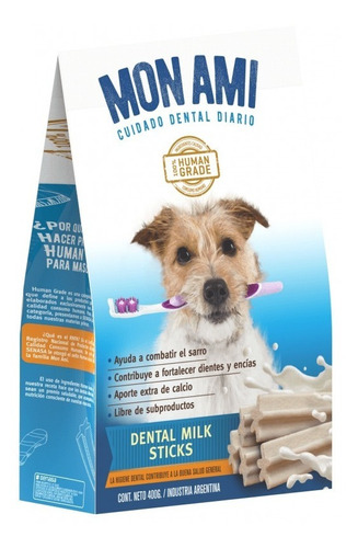 Snack Dental Milk Mon Ami Golosina Saludable Perros 400gr 