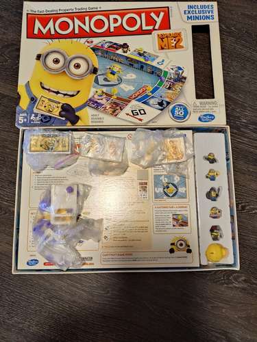 Jogo De Tabuleiro Monopoly Meu Malvado Favorito 2 Novo Abert