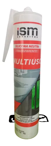 Silicona Neutra Transparente 270 Ml Ism Caja X 12