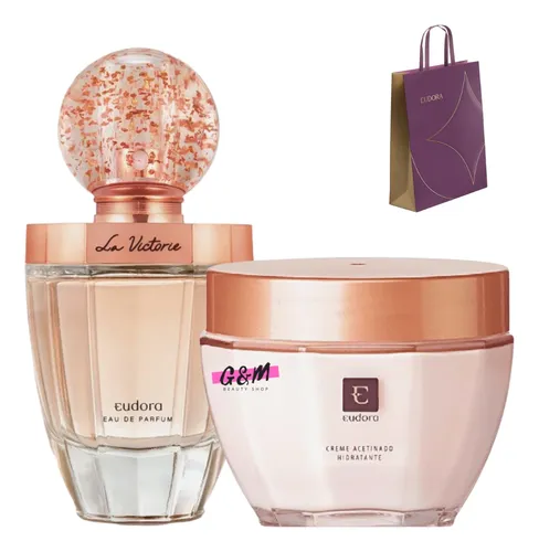 Kit Eudora Presente Feminino Perfume La Victorie Acetinado