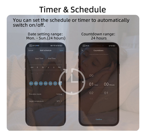 Interruptor De Temperatura, Temporizador E Controle Wi-fi