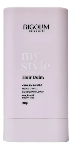 Hair Balm Cera Bastao Antifrizz Sem Oleosidade Rigolim 20g