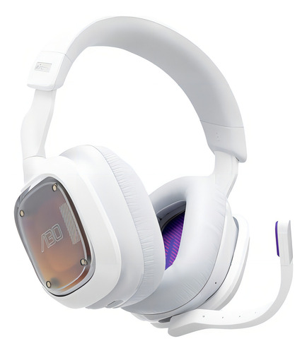 Audífonos Inalámbricos Astro A30 Ps4 Ps5 Windows Mac Color Blanco- Morado Color De La Luz Na