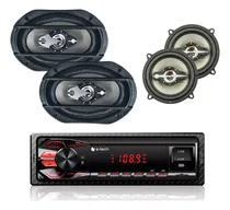 Comprar Kit Falante 69 Pol E 5 Pol 140w Le Son + Rádio Mp3 Bluetooth