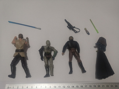 Anakin C3po Luminara Unduli Han Solo Loose Incompletos (Usado)