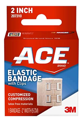 Ace Vendaje Elástico De 2 Pulgadas Con Clips,