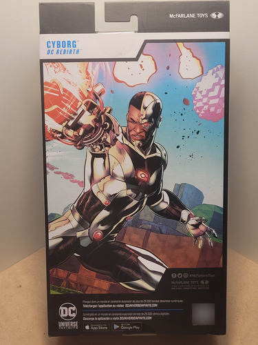 Cyborg ( Dc Rebirth) 7 Mc Farlane Toys-dc Multiverse (Usado)