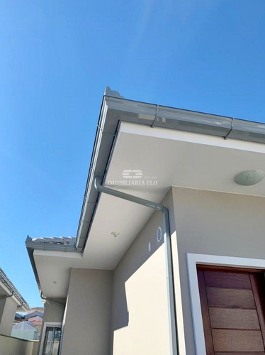 Imagem 6 de 30 de Belíssima Casa Geminada Nova Em Forquilhas! - 4629