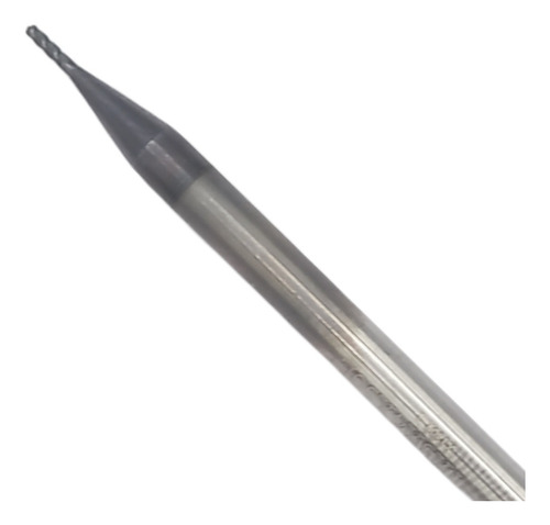 Fresa Topo Reto Metal Duro Md 1mm 4 Cortes Top Mill