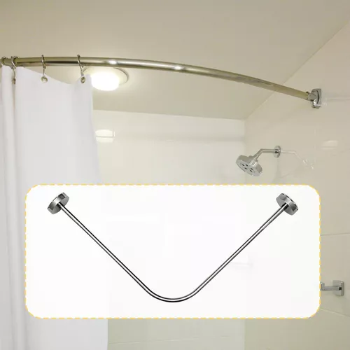 Cómo colocar una barra de cortina de baño curvada
