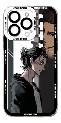 Funda De Teléfono Anime Attack On Titan Para iPhone 15, 14,