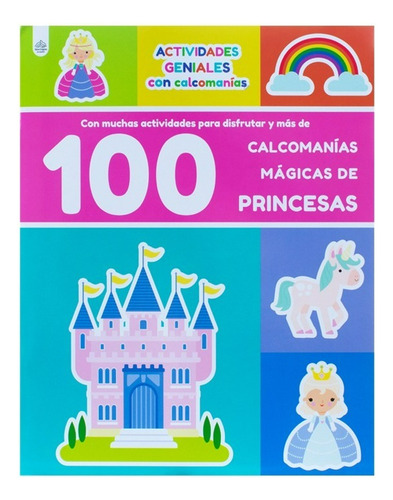 100 Calcomanías Mágicas De Princesas Silver Dolphin