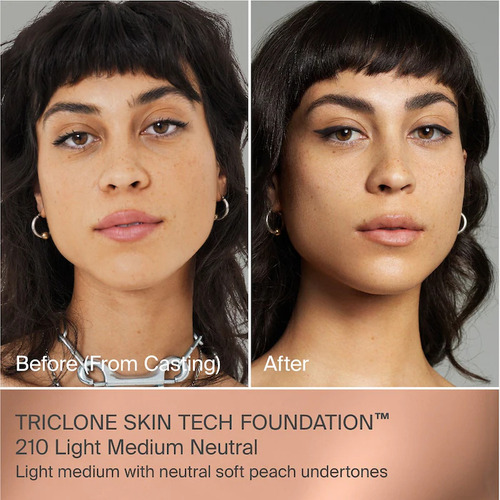 Haus Labs By Lady Gaga Triclone Skin Tech - Maquillaje 30 Ml 210 Light Medium Neutral - Light Medium With Neutral Soft Peach Undertones