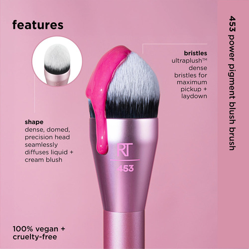 Brocha Para Rubor Power Pigment Blush. Real Techniques