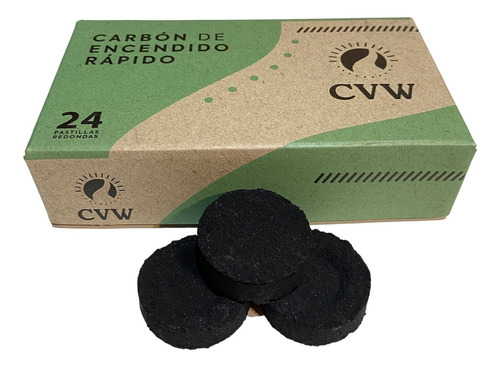 Carbones Vegetales Para Sahumar Defumacion - Caja X 24uni.