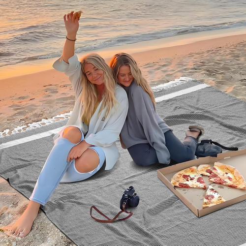 Manta De Playa, 100% Algodón, Rápida Secado, Ideal Para Vera