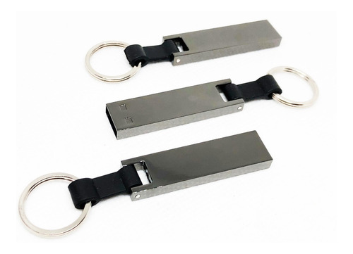 Memoria Usb Personalizada Modelo Llavero Metálico De 16gb