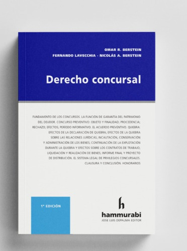 Berstein Derecho Concursal Hammurabi Novedad 2022