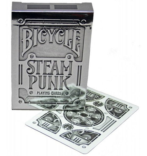 Baralho Bicycle Silver Steampunk - Edição Limitada Theory11
