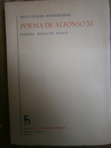 Poema De Alfonso Xi Fuentes Dialecto Estilo Diego Catalan 53