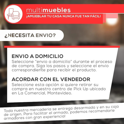 Juego Eames Comedor Mesa 1.0 M + 4 Sillas Pp Multimuebles