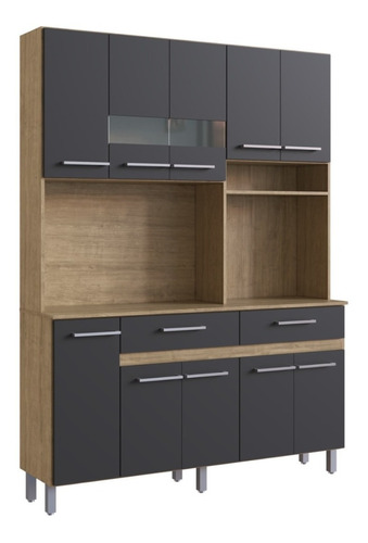 Kit Mueble De Cocina 10 Puertas 2 Cajones