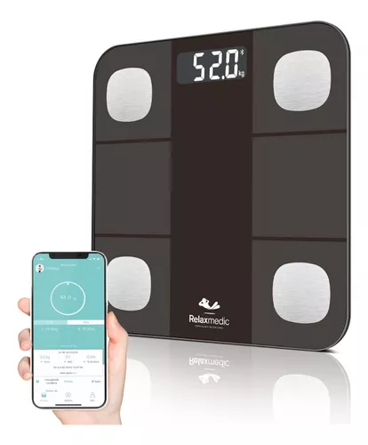 Balança Digital Bioimpedância Com Aplicativo Bluetooth 180kg