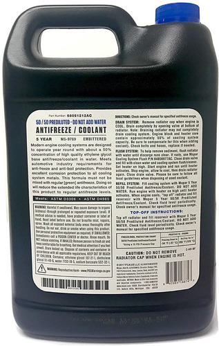 Imagen 5 de 5 de Refrigerante Mopar Cherokee Liberty Grand Cherokee Commander