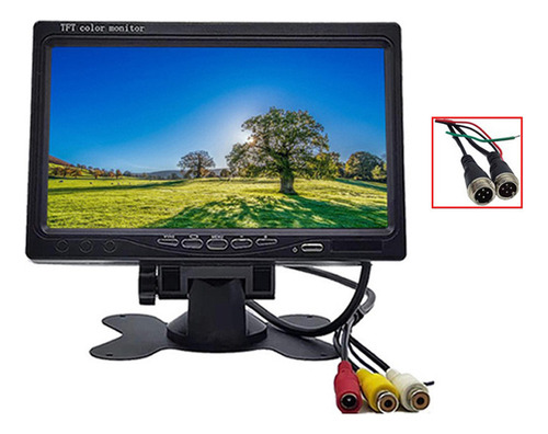 C Mini Tv, Monitor Hd De 7 Polegadas, Telas De Carro Aag