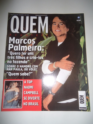 Quem Acontece #30 Ano 2001 Marcos Palmeira