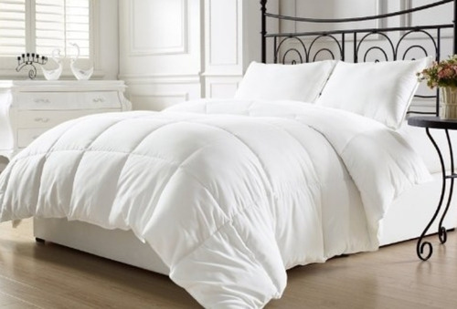 Acolchado Premium Plumon Blanco King Size De 260cm X 280cm