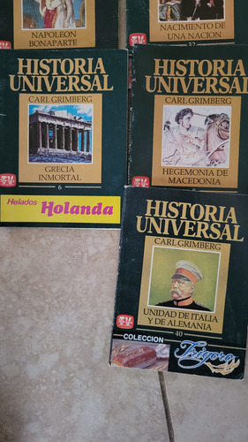 Lote De Historia Universal Helados Holanda (14piezas) (Usado)