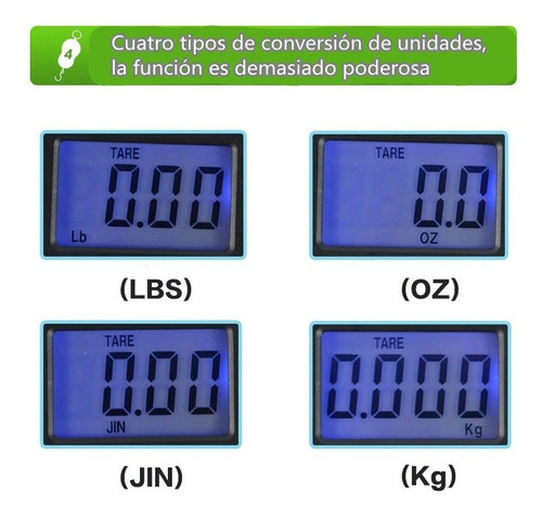 Imagen 5 de 9 de Báscula Portátil/báscula Electrónica/báscula De Grúa Digital