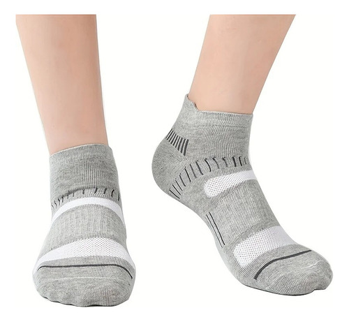 1 Par De Calcetines Tobilleros Transpirables Para Hombre, Co