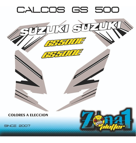 Calcos Suzuki Gs500e