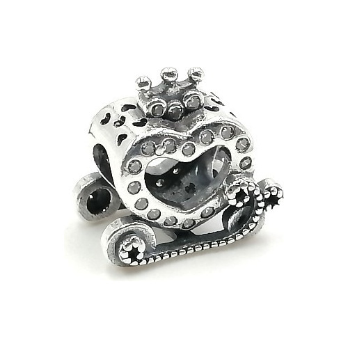 Dije Charm Plata 925 Para Pandora Carroza 