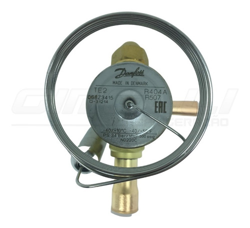 Imagem 3 de 6 de Válvula De Expansão Danfoss Tes 2 R404a R507a 068z3415