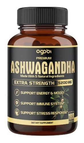 Ashwagandha Premium Extra Fuerza 5200mg Usa