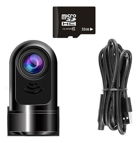 1080p Hd 360° Rotación Mini Adas Dashcam Para Auto