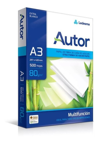 Resma A3 80 Gms Autor
