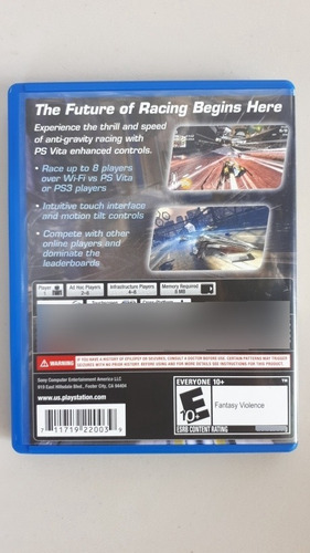 Wipeout 2048 Para Psvita (nuevo) (Usado)